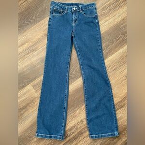 SHEIN Women's Straight Leg Blue Jeans